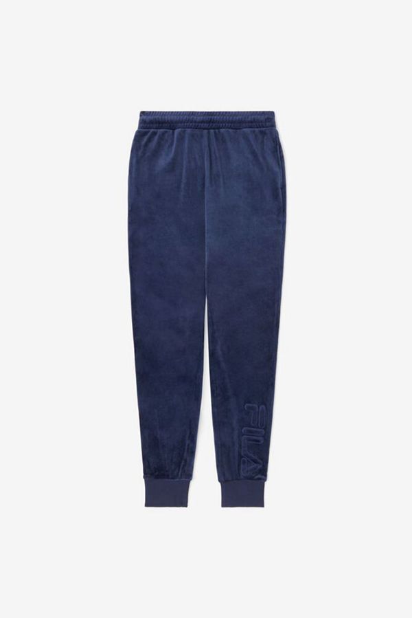 Pantalón Jogger Fila Hombre Azul Marino - Vinny Velour - España 196047GWZ